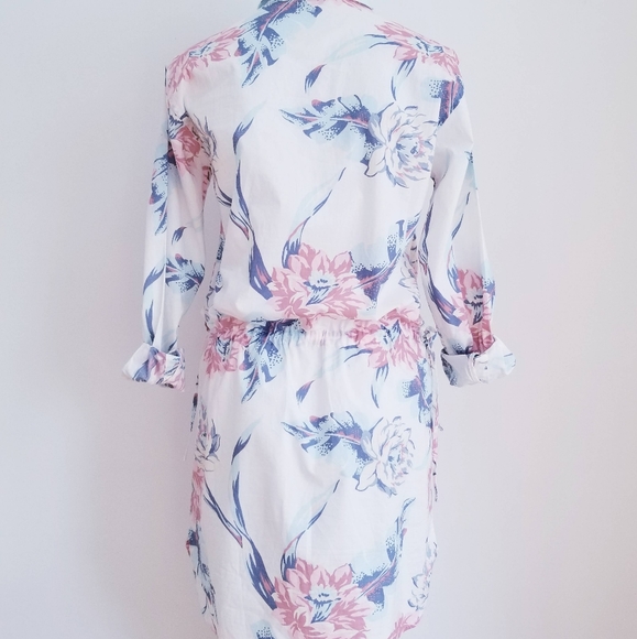 GAP Pullover Shirt Dress, Floral, XS - Picture 5 of 5